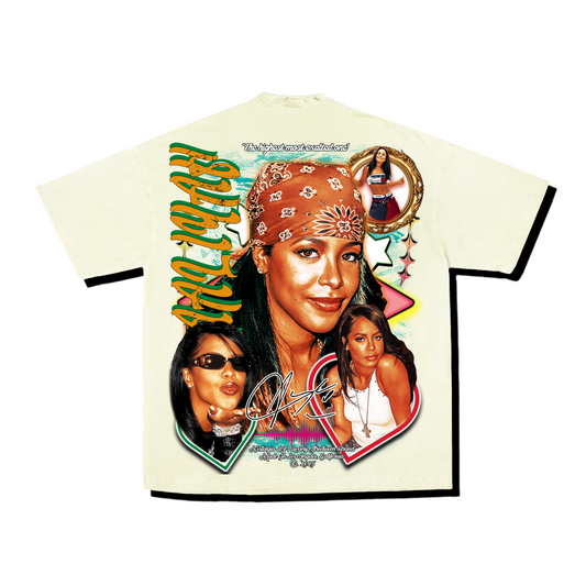 Aaliyah Graphic T-Shirt (Cream)