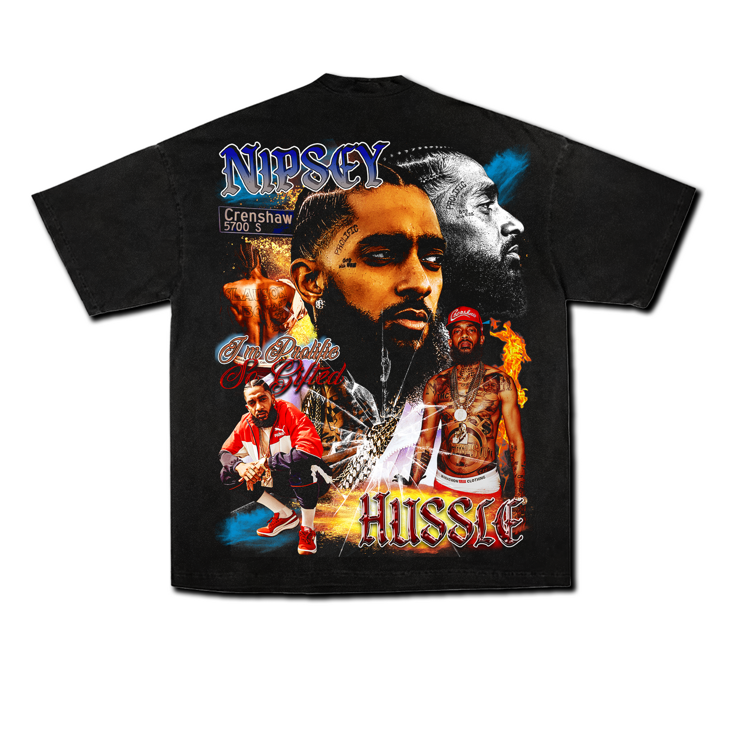 Nipsey Hussle Graphic T-Shirt (Black)