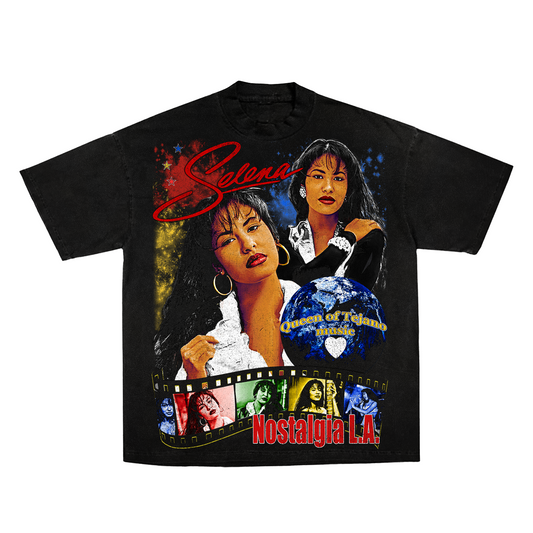 Selena Vintage Graphic T-Shirt (Black)